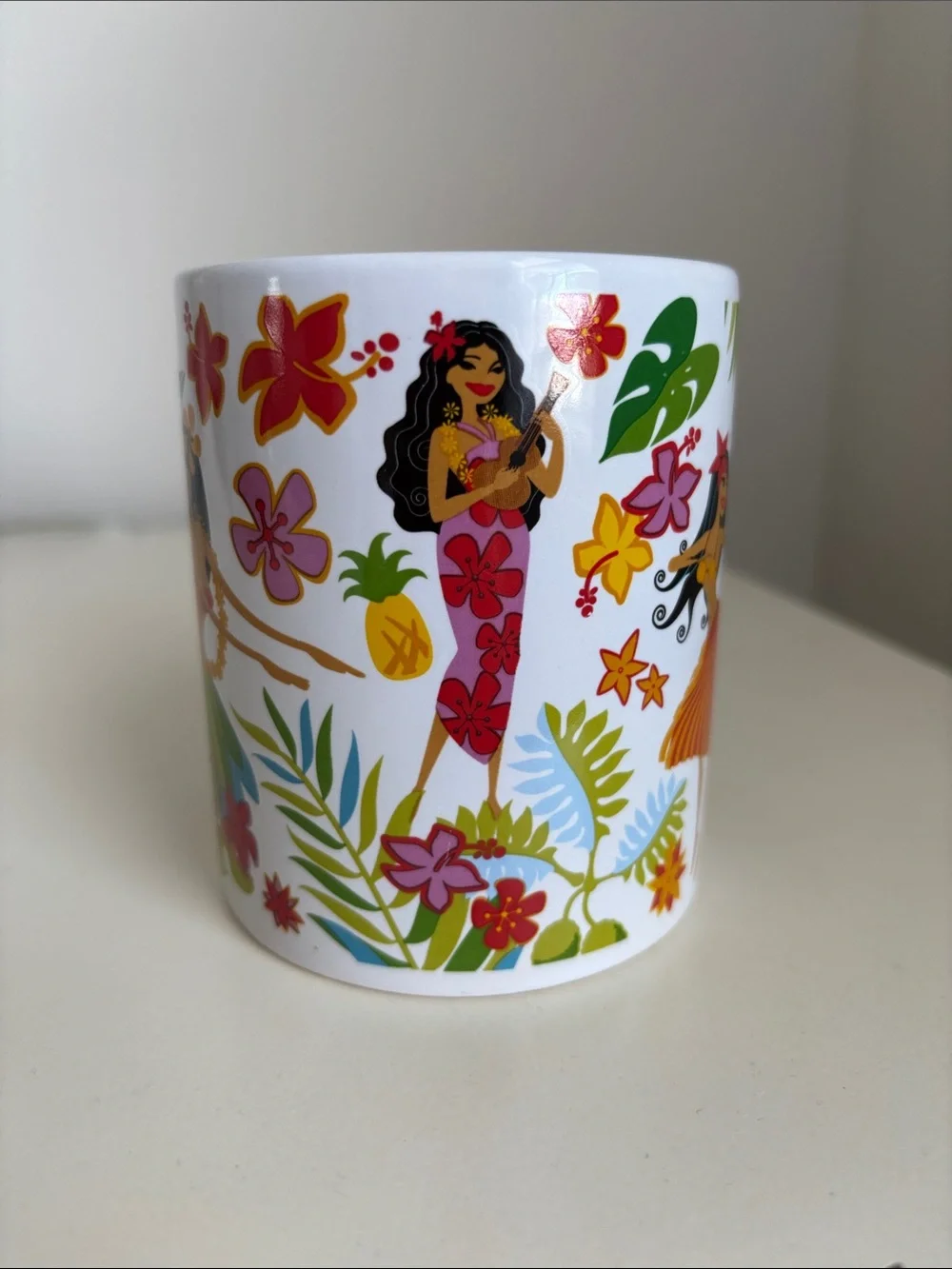 Island Hula Honeys Hawaiian Hula Hawaii Girls Tropical Flowers Coffee Mug Cup
